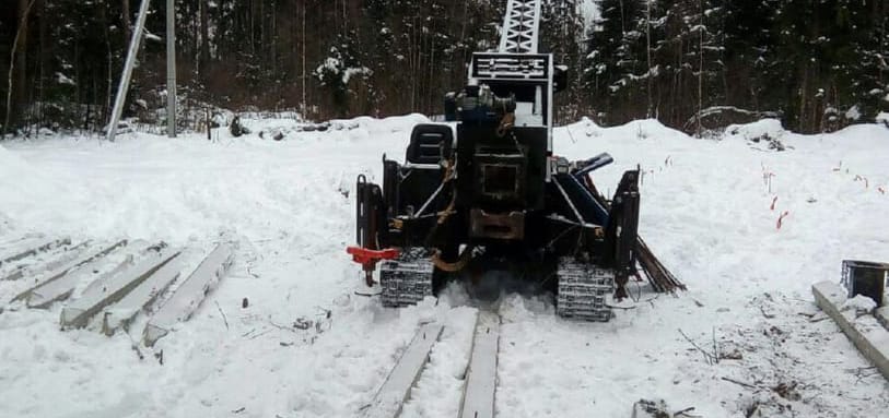 Фундамент на забивных ЖБ сваях
