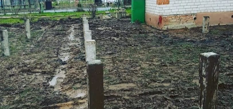 Фундамент на забивных ЖБ сваях