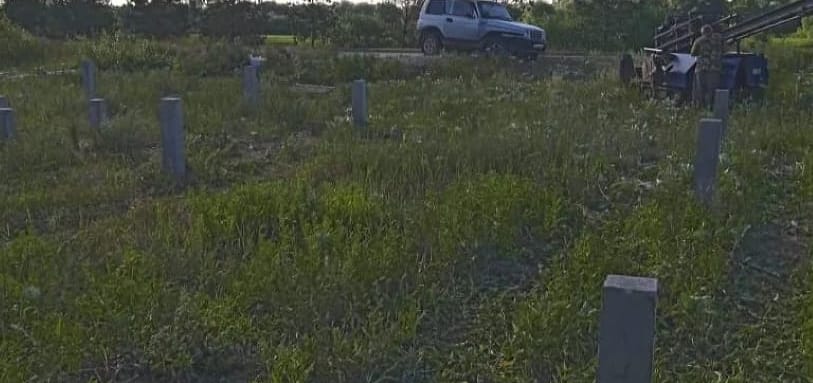 Фундамент на забивных ЖБ сваях